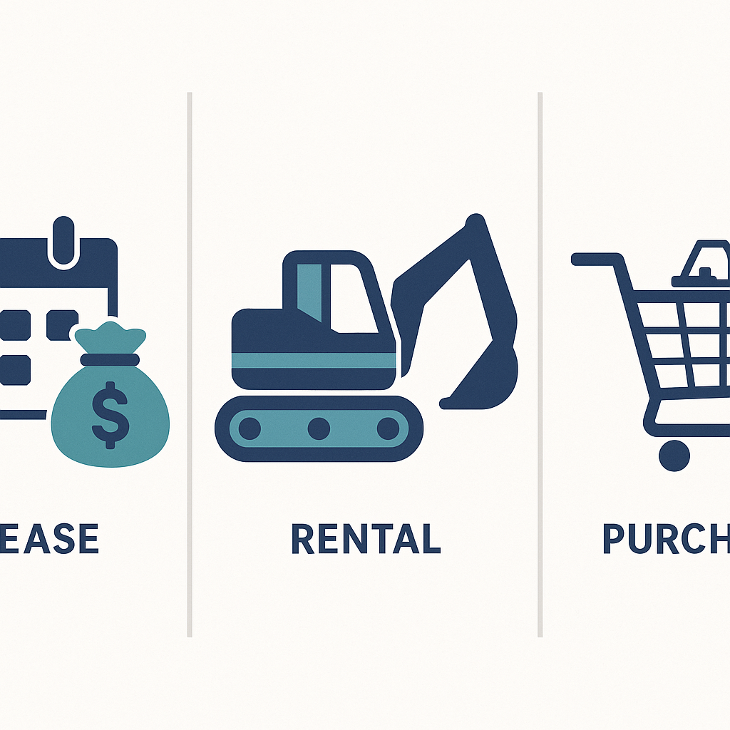 リース・レンタル・購入の3つの選択肢を比較