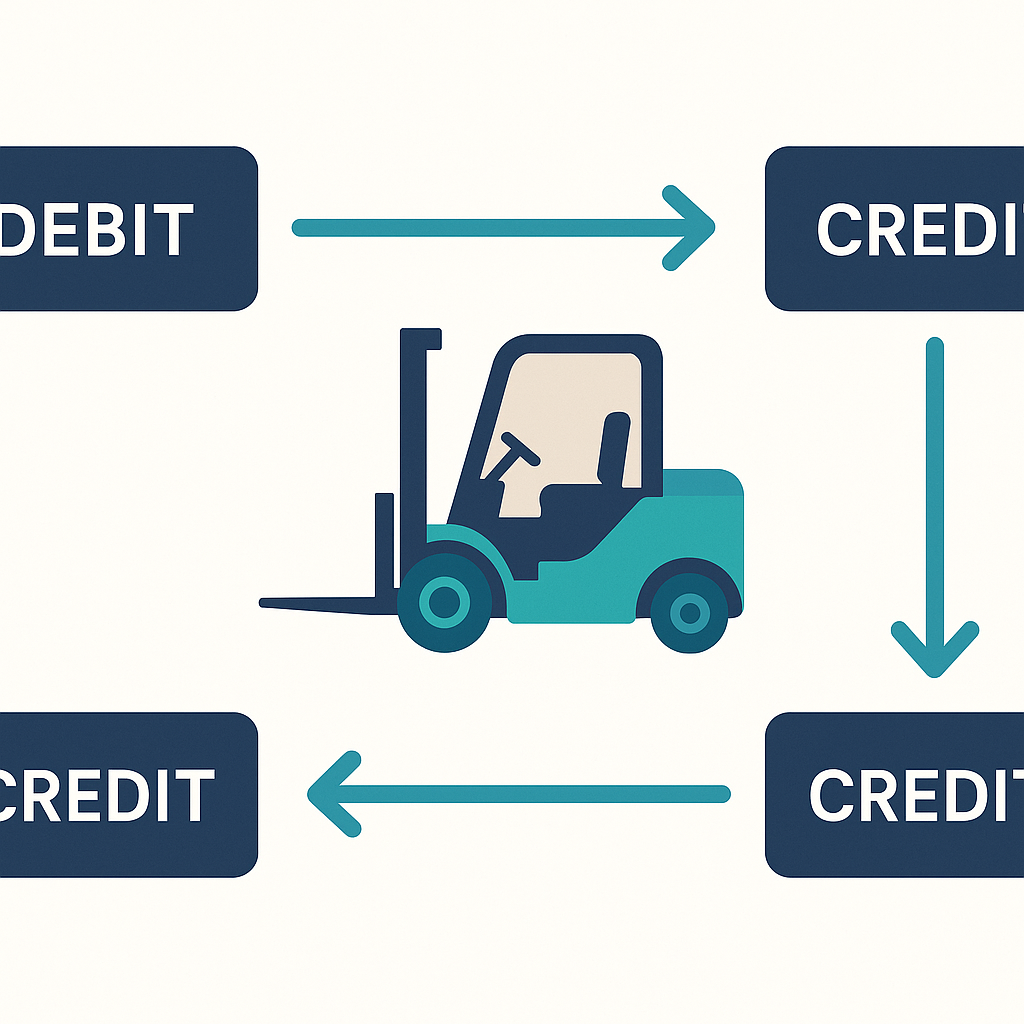 ファイナンスリースの仕訳フロー図