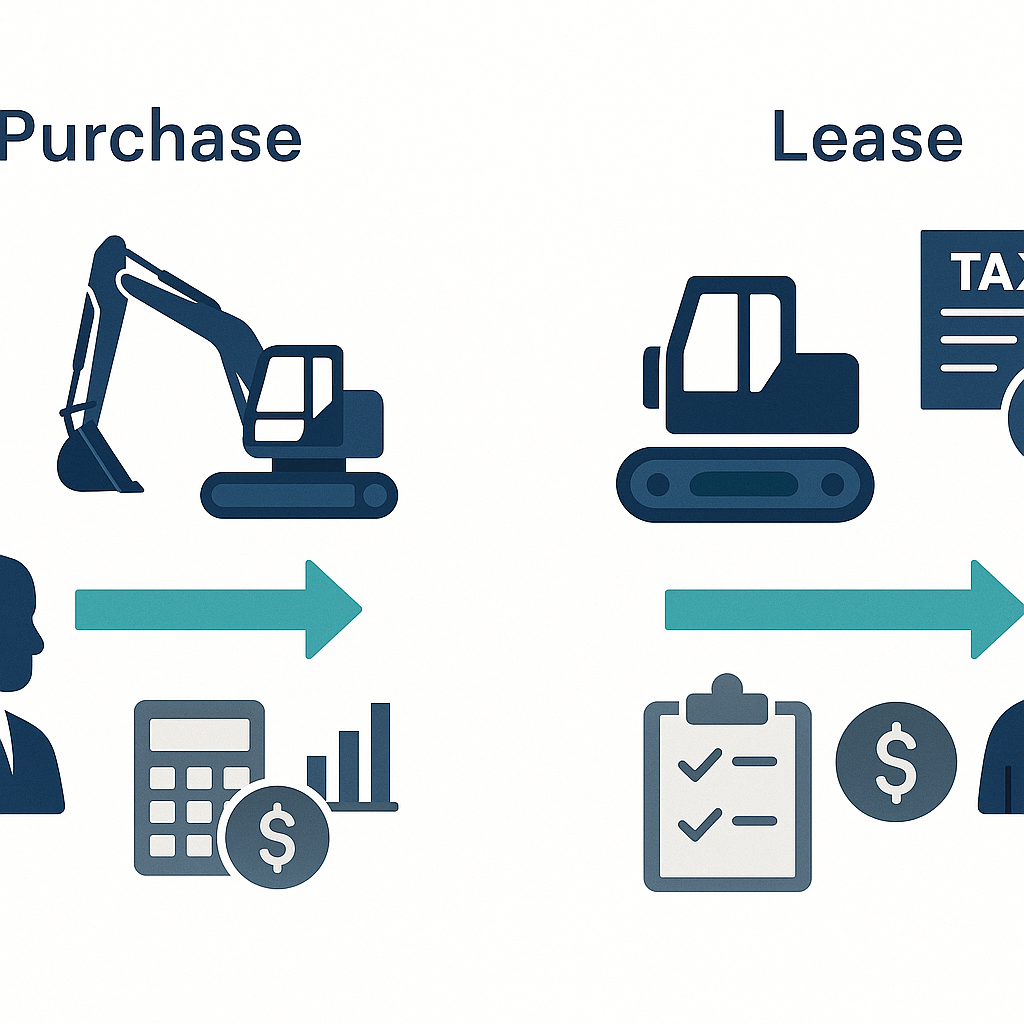 購入とリースの税務メリット比較図